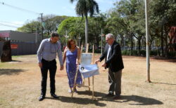 inauguração da praça