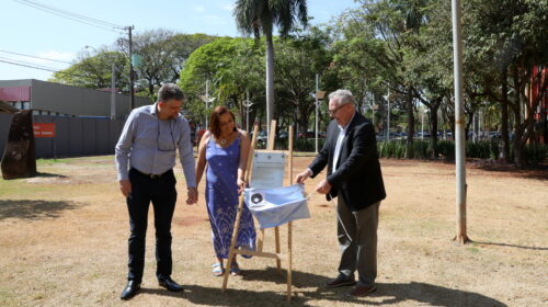 inauguração da praça